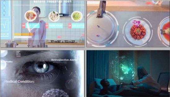 现代城市人触摸屏高科技智能学习工作生活医疗服务相关视频素材