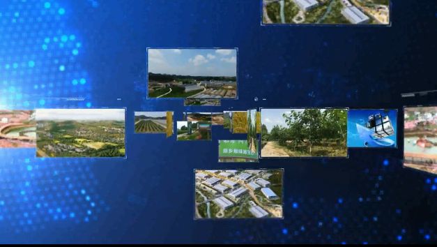 科技感三维空间图文展示照片墙汇聚logo活动标题开场展示AE模板