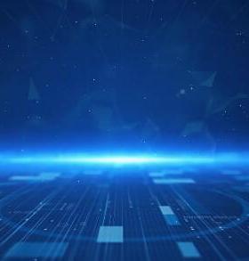 大气蓝色科技感晶格粒子背景延长生长会议活动舞台LED背景视频