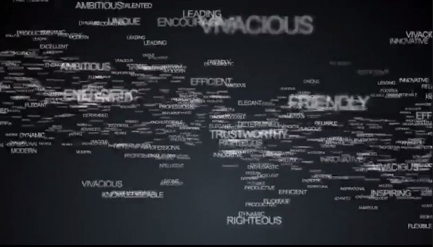 简洁大气多文本文字汇聚成LOGO标志企业宣传开场栏目包装AE模板