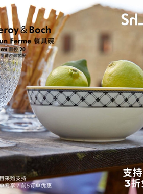 【上海发】Villeroy＆Boch Audun Ferme 极简风沙拉面饭碗小吃碗