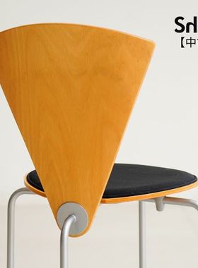 【中古现货】丹麦Bent Krogh黑色餐椅简约餐厅客厅复古装饰办公室