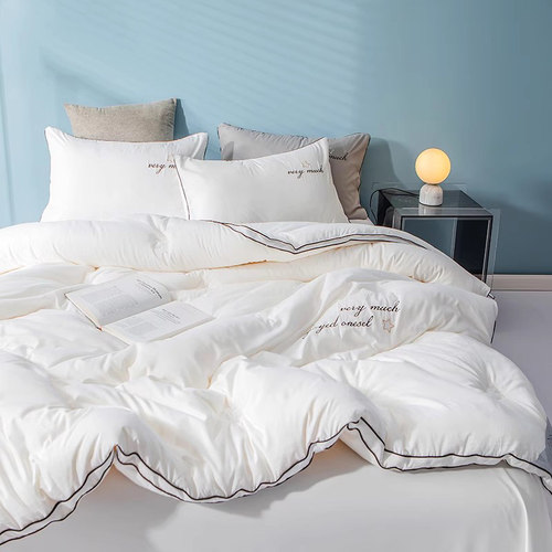 大豆紫罗兰立体素色抗菌四季