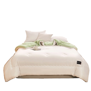 紫罗兰A类水洗棉大豆纤维冬被冬季加厚保暖被芯学生宿舍被子被褥