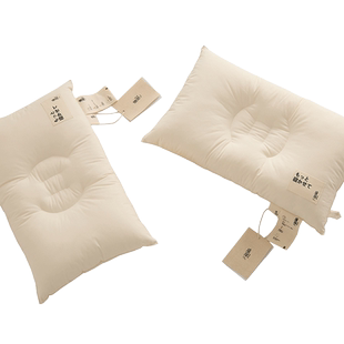 紫罗兰质原生态枕头全棉抑菌纤维学生枕芯纯棉四区呵护儿童枕芯