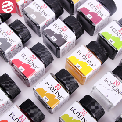 【买二份送一份】【买二份送一份】泰伦斯水彩墨水伊考伦Ecoline透明水色 液体水彩 全透明墨水水彩