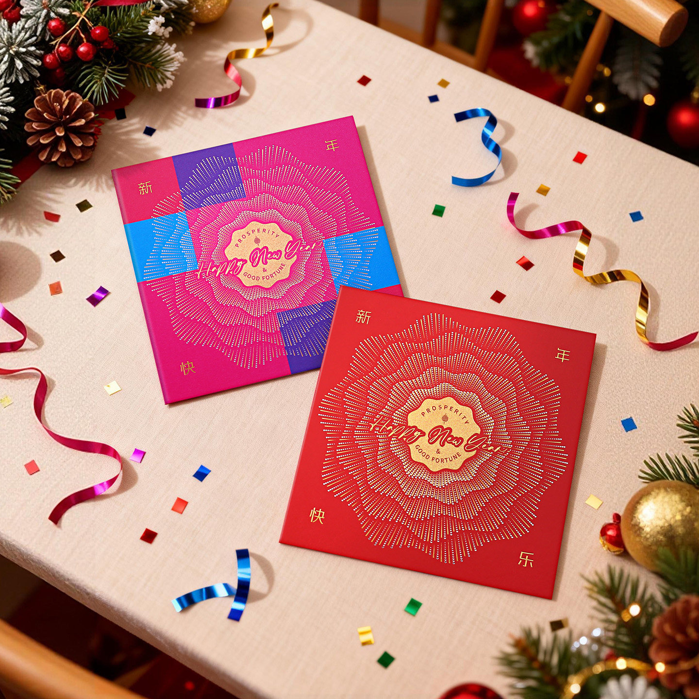 创意高级感元旦马年烫金卡片定制LOGO新年贺卡时尚答谢卡商务送客户礼品感谢企业员工礼物祝福节日感恩伴手礼