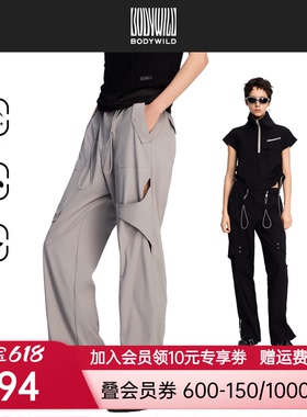 【智感瘦瘦裤】智感都市 女士机能风防晒镂空直筒长裤|BODY WILD