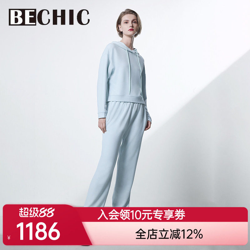 BeChic居家时光翻领分身家居套装BC46CR2