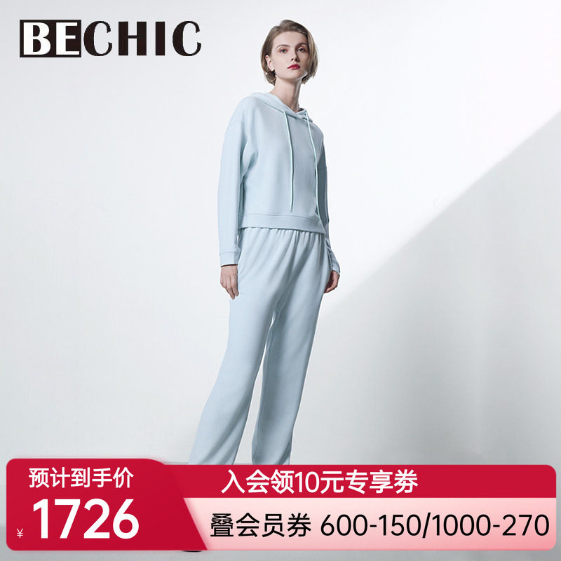 BeChic居家时光翻领分身家居套装BC46CR2