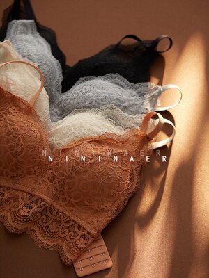 NININAER聚拢女无钢圈文胸蕾丝