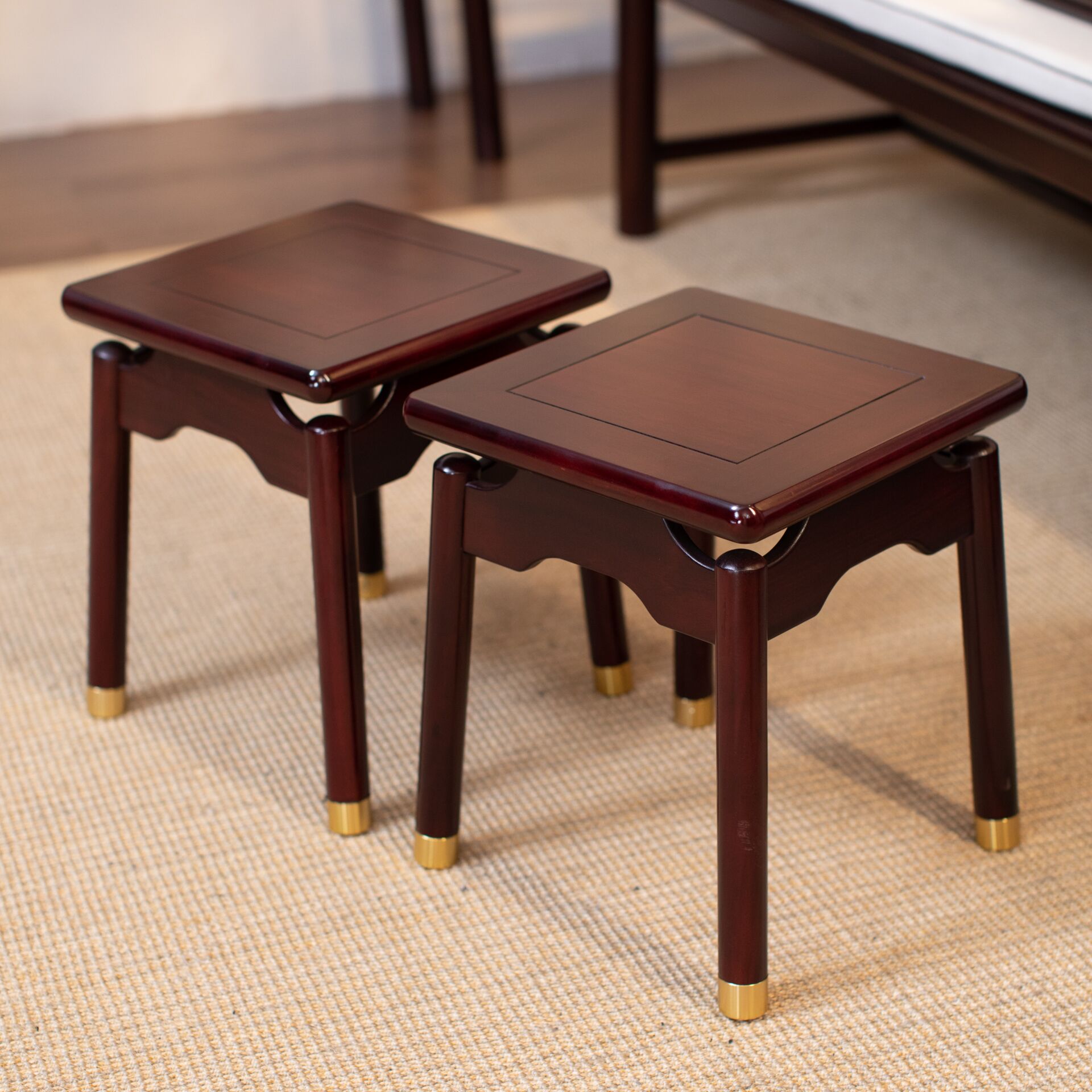 小板凳矮凳旖嘉实木新中式椅子