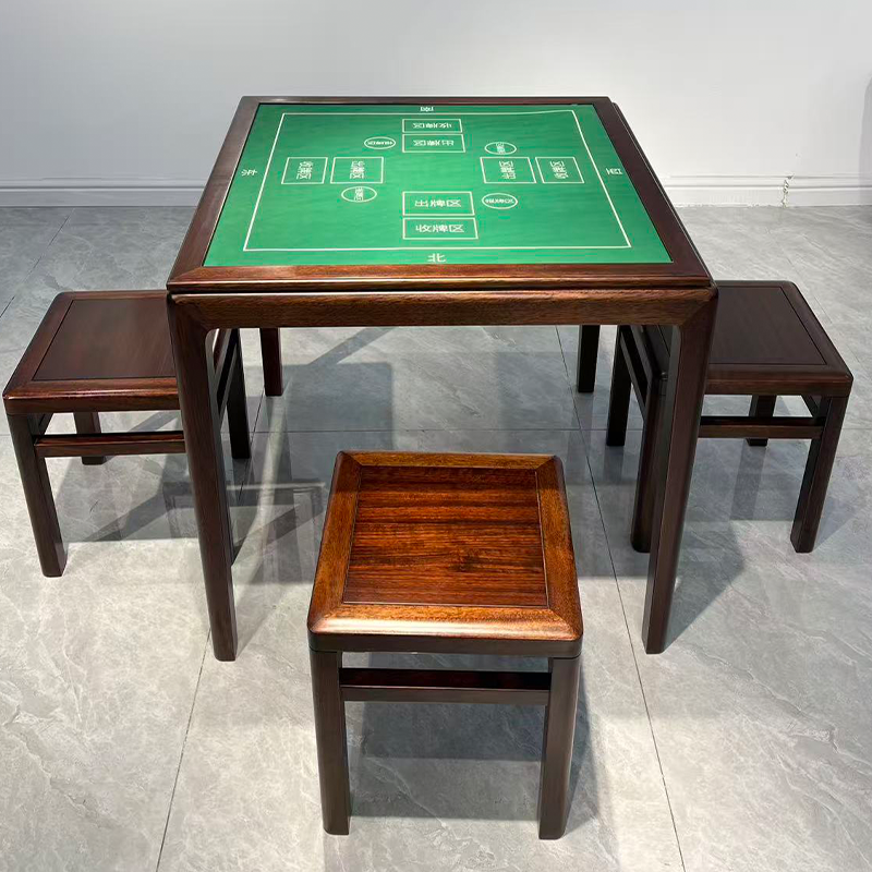 黑檀木中式掼蛋麻将桌专用桌四方桌棋牌桌两用桌全实木餐桌扑克桌,住宅家具,红木餐桌,淘宝优惠券,粉丝福利购,淘宝优惠卷