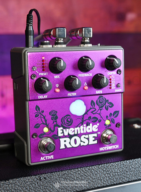 Eventide Rose 玫瑰 吉他乐器 延时效果器单块 dely