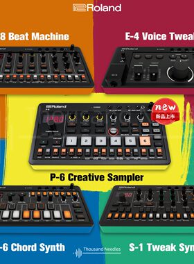 Roland/罗兰Compact E-4人声效果器J-6和弦合成器T-8节奏鼓机S-1