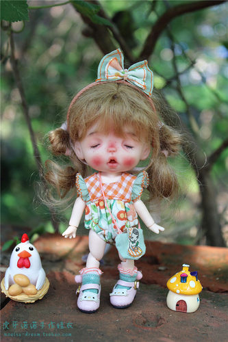 ob11娃衣可爱套装小飞袖