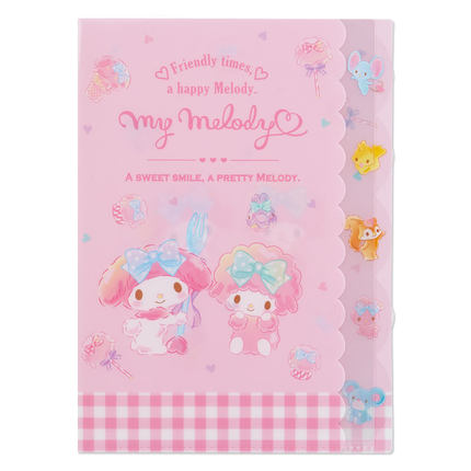 【有现】日本代购*My Melody 带标签 五层 A4 文件夹