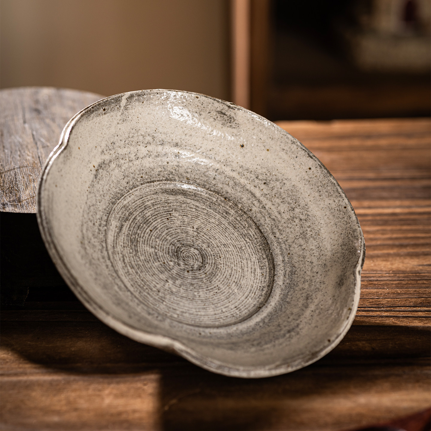 复古粗陶粉引盘家用菜盘侘寂风餐具,餐饮具,茶托,淘宝优惠券,粉丝福利购,淘宝优惠卷