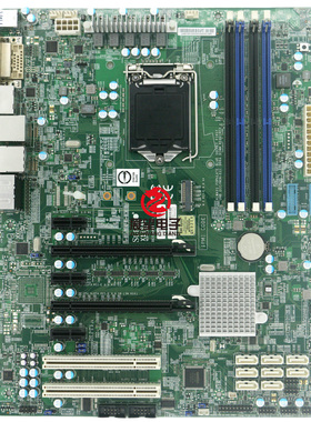 超微X11SAE工作站主板 支持E3 V5 V6 C236芯片 1151针 双千兆网口