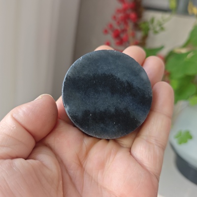 新疆和田玉青花籽料手镯芯山雨蒙蒙扳指戒指无事牌意境牌练手料