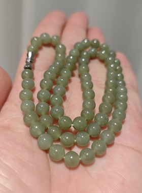 天然和田玉黄口玉料卡6.5项链女款黄玉碧玉送人礼品带证加人