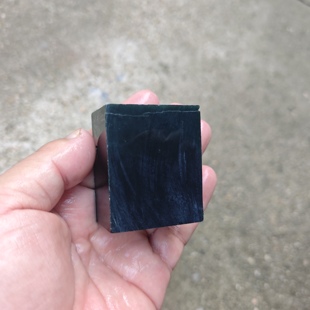 放漏和田玉黑青玉平安无事牌毛料牌子雕刻练手料把件扳指戒指J08