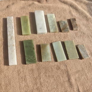 新疆和田玉青白玉黄玉白玉糖玉山料牌子料练手料图11块打包价L02