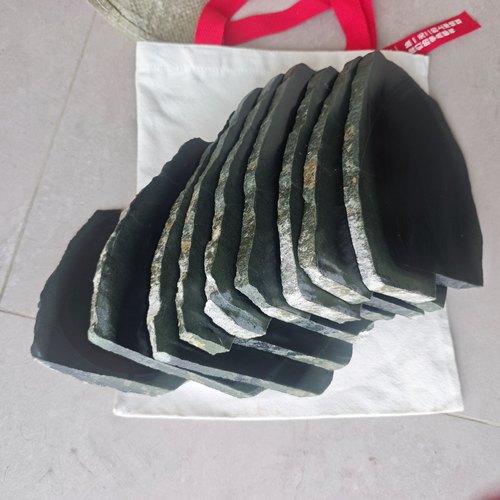 放漏和田玉黑青玉料细油润原石牌子料手镯板料把件挂件牌子珠子M9