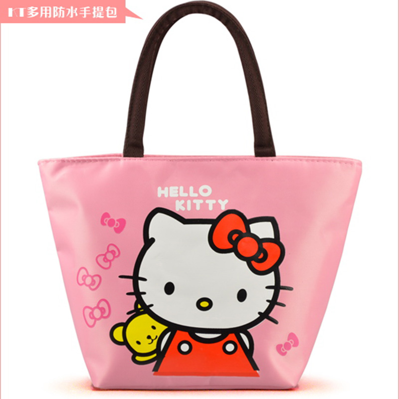 HelloKitty饭盒袋小学生手提包可爱便当包2020新款超火简约大容量 收纳整理 饭盒袋 原图主图