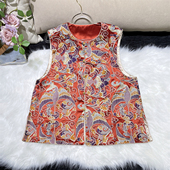 国风重磅醋酸重工刺绣高级感百搭马甲马夹 新中式 国色天香