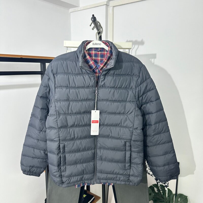 班尼路男士立领轻薄棉衣冬季保暖百搭外套轻羽绒棉服时尚韩版潮