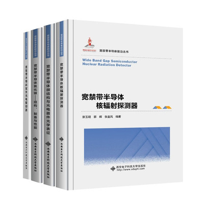 宽禁带半导体微结构与光电器件光学表征+氮化镓：结构、制备与性能+紫外光电探测器+核辐射探测器 西安电子科技大学出版社