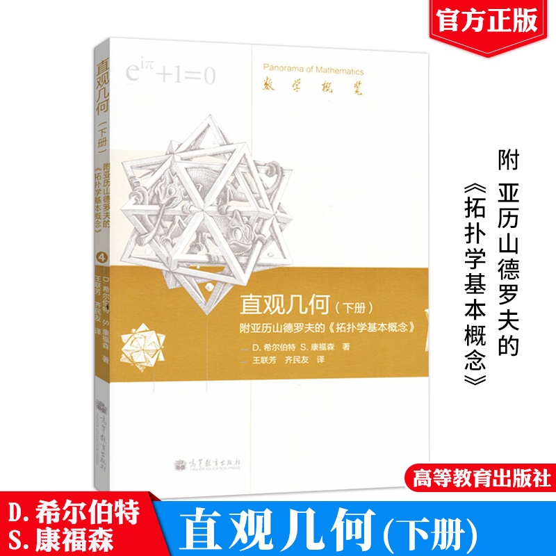 直观几何下册 附亚历山德罗夫的拓扑学基本概念 D.希尔伯特 高等教育出版社 数论应用位形空间之几何指导书 平面曲线解析几何书籍