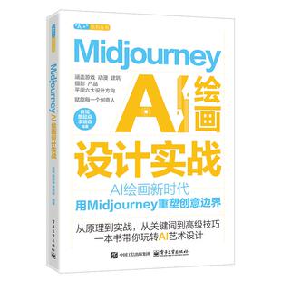 电子工业出版 Midjourney 肖瑶 绘画设计实战 社9787121512476
