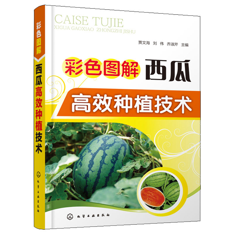 彩色图解西瓜种植技术 贾文海 刘伟等著 西瓜栽培育苗技术露地栽培覆盖栽培间作套种书 病虫草害防治技术书 棚室西瓜栽培书籍