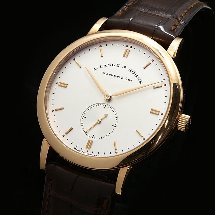 A.Lange&Sohne/ÀʸñÄбíÊÖ¶¯»úе18Kõ¹å½ð¶þÊÖÊÖ±íÔ×°ÕýÆ·