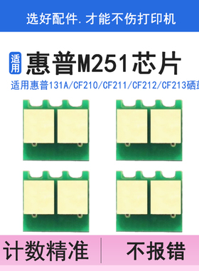 英联 适用惠普hp M251 276nw芯片CF211A 惠普CF210A硒鼓芯片PRO200 M276fnw M276fn M251n hp131a硒鼓计数器