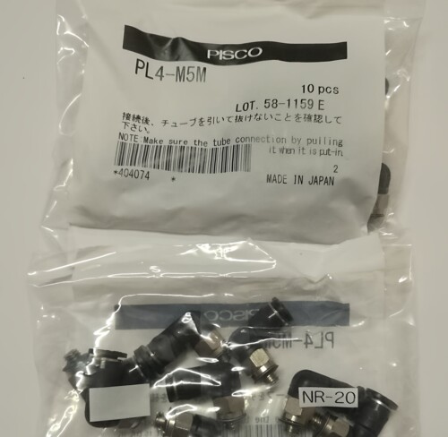日本PISCO迷你L型接头PL4-M3M