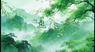 立春 春晚歌曲原唱伴奏led背景视频