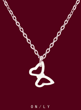 细迷你小蝴蝶项链女ins冷淡风气质锁骨链小众设计感简约百搭颈链