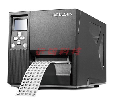 Fabulous F-LP4604II工业条码机600点高精度服装吊牌洗唛标签打印