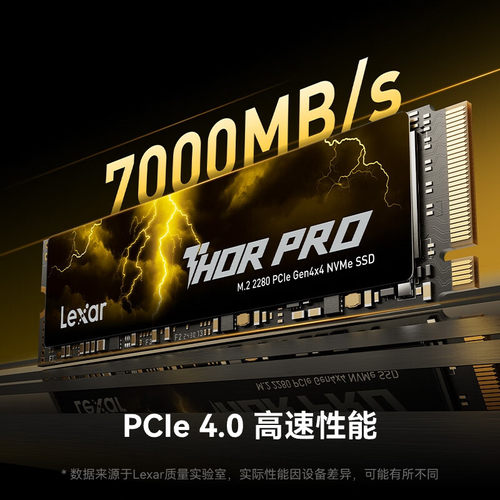 全新雷克沙THOR PRO 雷神 M.2 2280 NVME  4.0高速固态硬盘4T