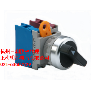 杭州三利SANLI原装三位旋钮开关LAY37PBC-22-C-D2总代理按钮开关