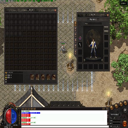 传奇UI素材 游戏背景人物登陆创建界面LF 引擎单职业-UI068