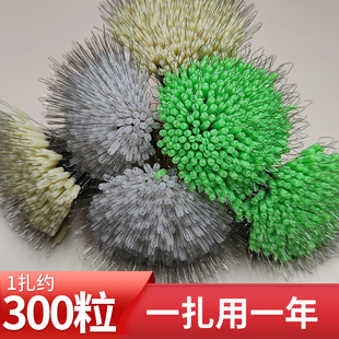 太空豆硅膠特級(jí)優(yōu)質(zhì)透明不傷線(xiàn)小號(hào)中號(hào)綠色米色漁具圓柱形釣魚(yú)
