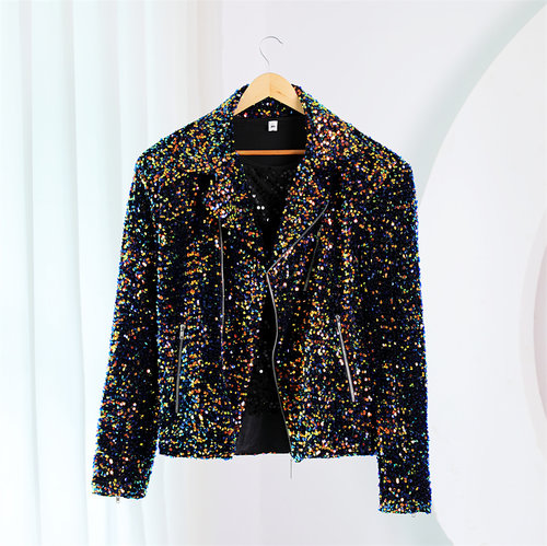 男嘉宾舞台走秀机车服男装四季