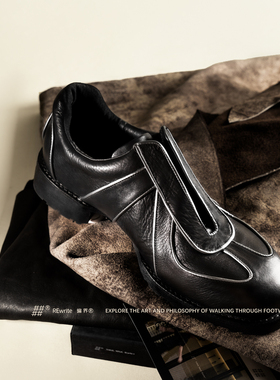 REwrite编界 「潜行漫游」德训皮鞋25ss休闲Ortholite®真皮皮鞋
