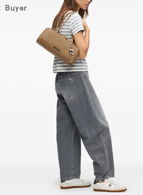 Karl Lagerfeld 直邮代购 牛皮老佛爷拉链方盒形腋下女包 26春夏