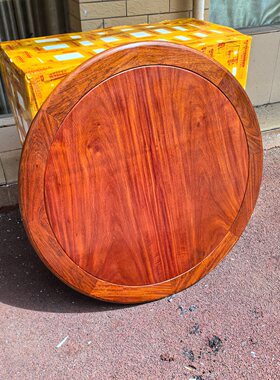 缅甸花梨大果紫檀实木圆盘