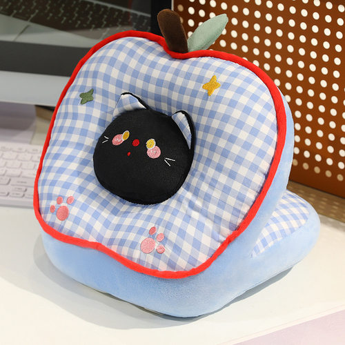 可爱苹果猫咪午睡枕小学生趴睡枕办公室午睡神器儿童午休枕头抱枕